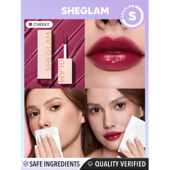 SHEGLAM Teinte À Lèvres Take A Hint - Gloss À Lèvres Durable Longue Tenue Au Fini Brillant, Changement De Couleur Et Allure Coquette Toute La Journée, Tache À Lèvres Hydratante Non Collante Pour Les Lèvres Sèches - 2065864