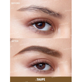 SHEGLAM Sourcils Naturel Poudre À Sourcils Facile À Utiliser un Sourcils Gainant Kit Pochoir À Sourcils Kit Œil Faire - 15395680