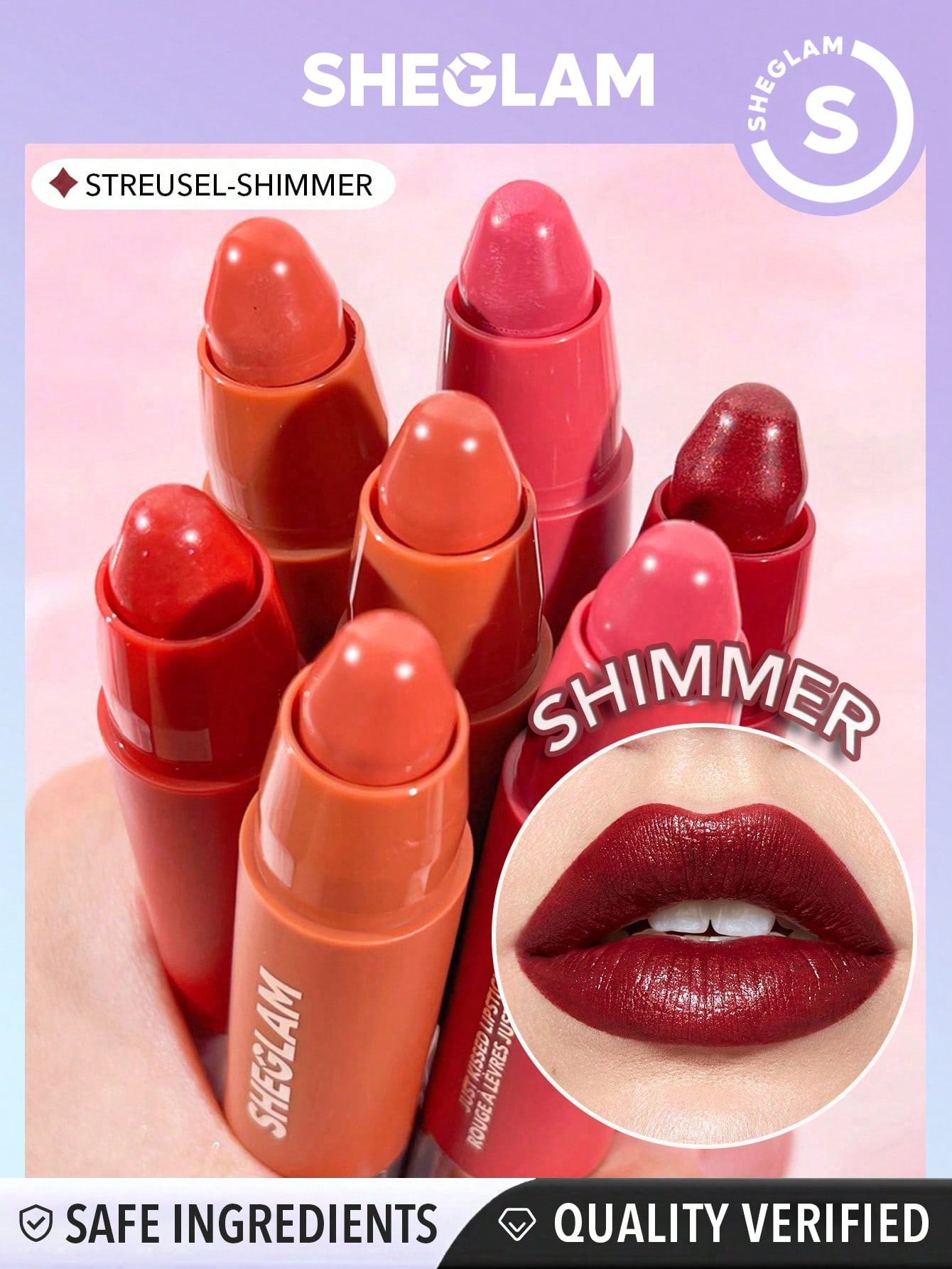 SHEGLAM Rouge à lèvres Just Kissed Crayon-Streusel - 23456482