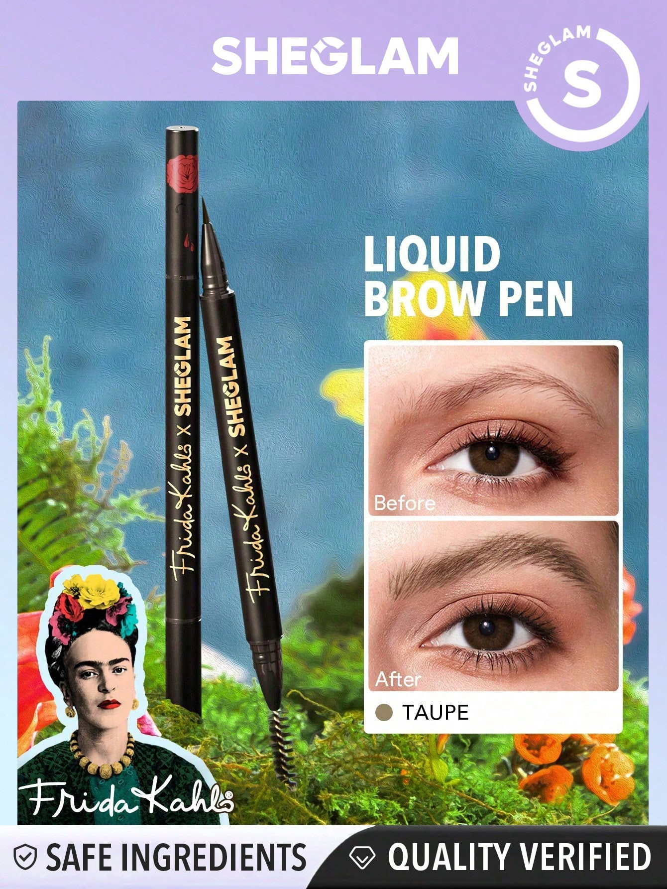 SHEGLAM X Frida Kahlo Stylo à sourcils liquide Brow Icon - Taupe - 13674240