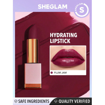 SHEGLAM Rouge À Lèvres Hydratant Crème Allure - Confiture De Prune 8 Couleurs Rouge À Lèvres Brillant Nourrissant À L'essence Hydratante Pour Les Lèvres - 1258088