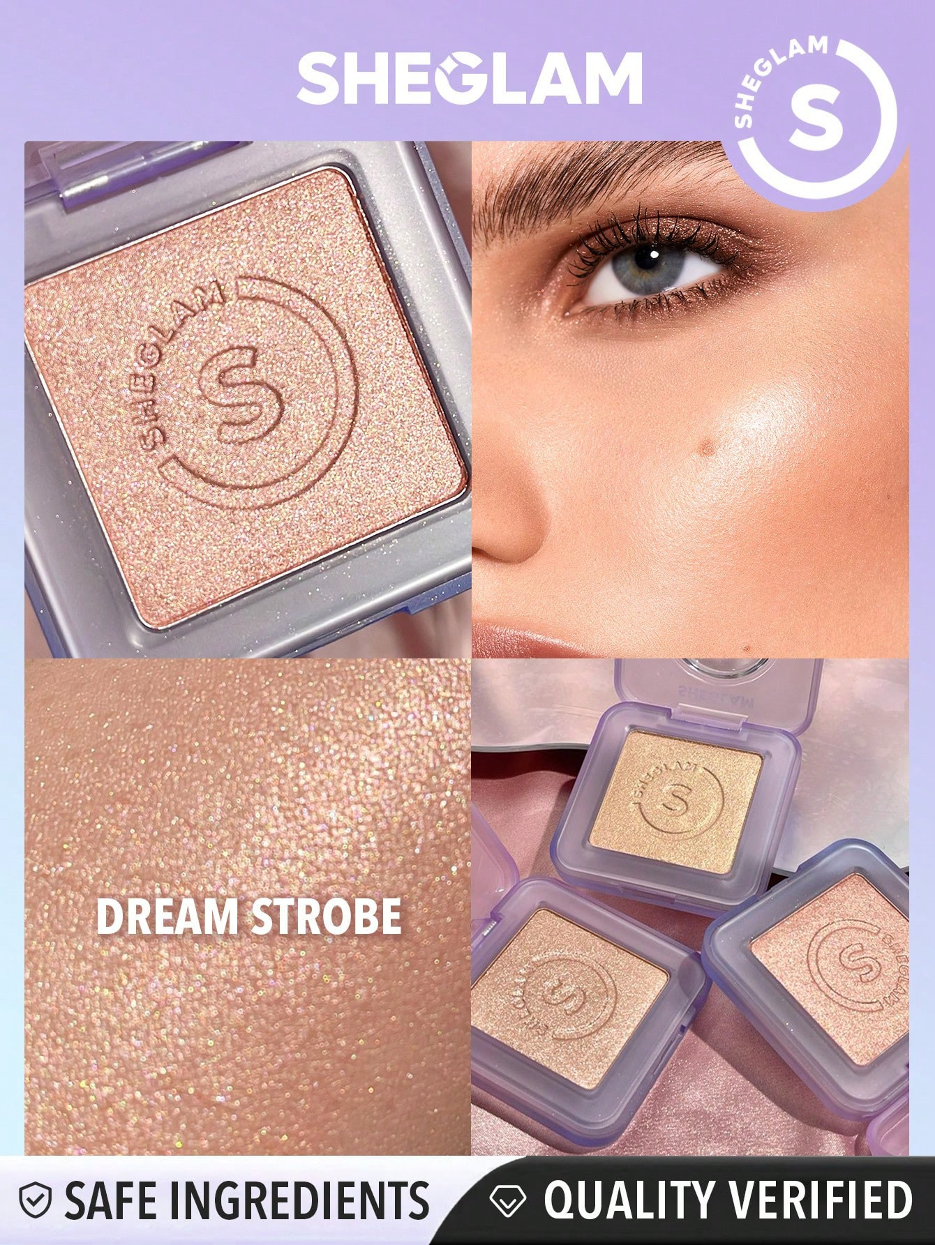 SHEGLAM Highlighter Moonside - Dream Strobe - 11996257