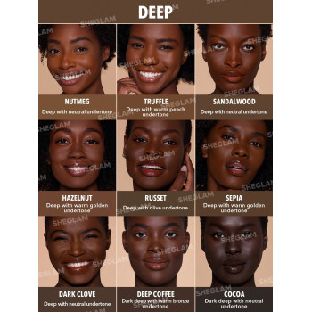 SHEGLAM Fond de teint poudre haute couvrance Skin-Focus - Noisette - 14049616