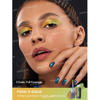 SHEGLAM Chroma Zone Fard à paupières liquide multicolore-Fool's Gold - 5211757