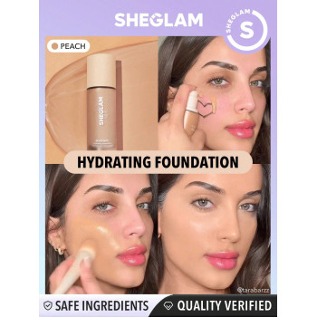 SHEGLAM Fond de Teint Hydrating Skinfinite - Peach - 3336170