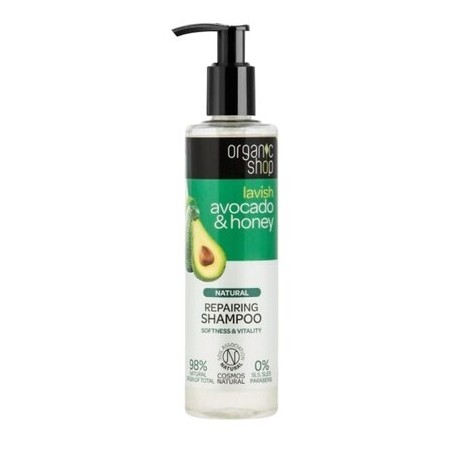 Shampoing réparateur - Avocat & miel bio - Cheveux abîmés - 280 ml - 03 - 27423276