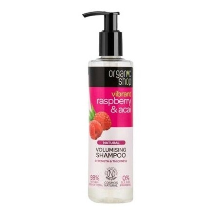 Shampoing volume - Framboise & açaï bio - Cheveux fins - 280 ml - 03 - 27423277