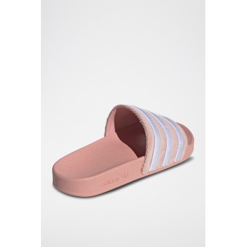 Claquettes en velours Adilette - Rose - 02 - 31108447