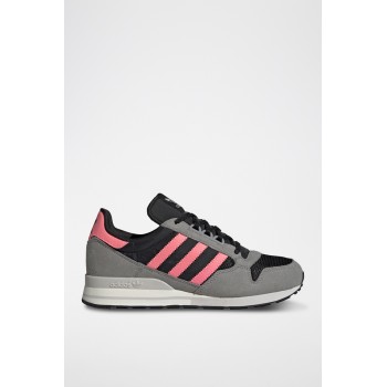 Sneakers en cuir ZX 500 - Gris et noir - 02 - 31108474