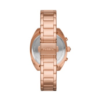 Montre à quartz en acier Vale - Chronographe - Doré rose - 02 - 31698814