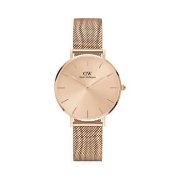 Montre à quartz en acier Unitone - 32 mm - Doré rose - 02 - 31698817