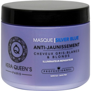 Masque anti-jaunissement - Silver blue - Cheveux gris, blancs & blonds - 500 ml - 03 - 26809166