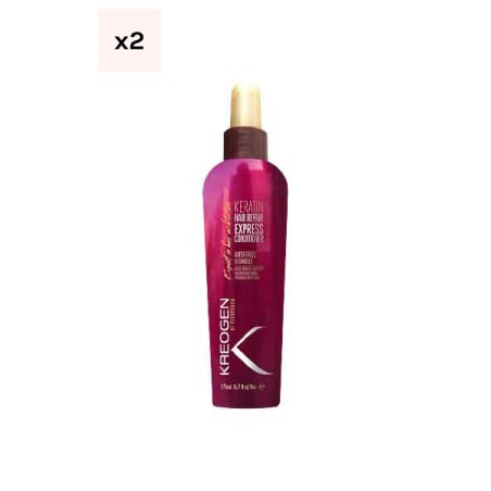 Duo de soins réparateurs express - Kératine - Cheveux abîmés - 2 x 175 ml - 03 - 26788479