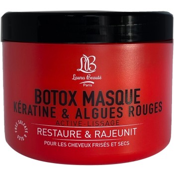 Masque botox - Kératine & algues rouges - Cheveux frisés & secs - 500 ml - 03 - 26768535