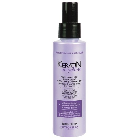 Spray anti-reflets jaunes 3-en-1 - Keratin no-yellow - Cheveux blonds, gris & décolorés - 150 ml - 03 - 26768662