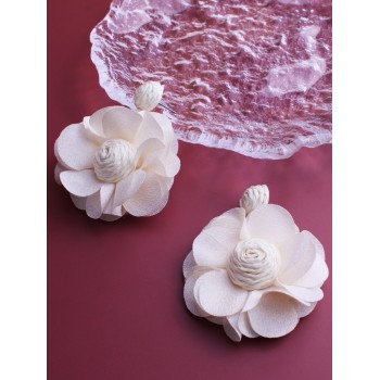 1 paire Fleur Pendre Boucles D'oreilles Bohème Été Raphia Pendre Boucles D'oreilles Fleuri Pétale Pendants D'oreilles style Déclaration Boucle D'oreille Pour Femme Fille - 17931814