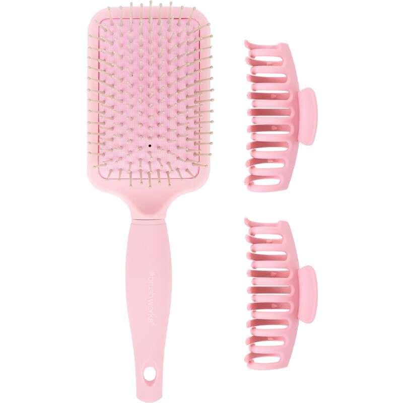 Kit brosse & pinces - Rose - 3 produits - 03 - 26761799