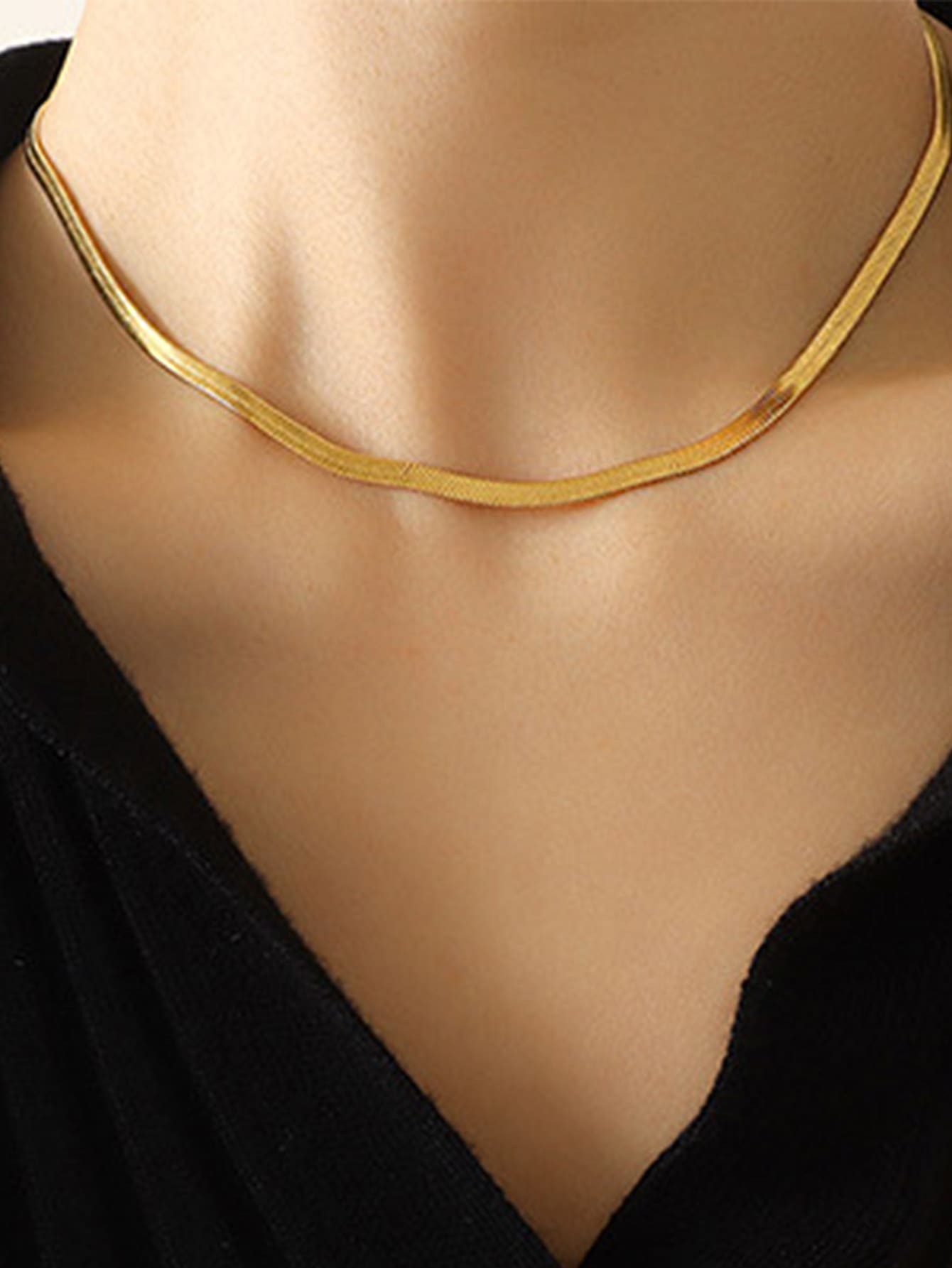 Collier à chaîne minimaliste - 11837410