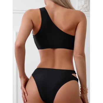 SHEIN Swim Bikini découpé asymétrique - 14384068