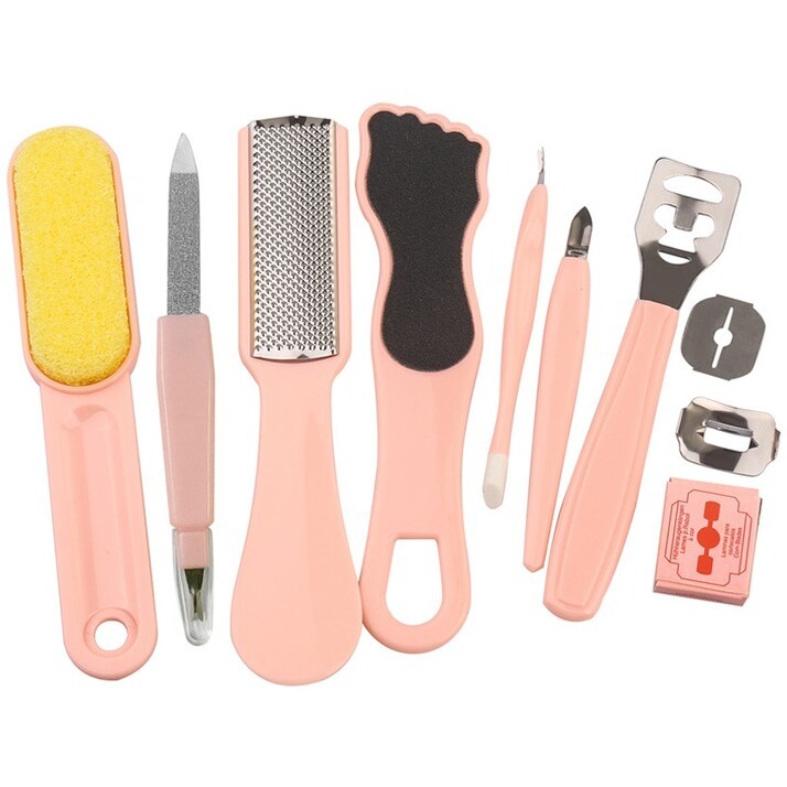 Kit pédicure rose - 9 accessoires - 03 - 26962690