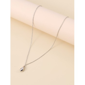 1 pièce Collier Mode Simple En Alliage Larme Design Exquis Femme Pour Port Quotidien - 11536015