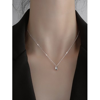 1 pièce Collier Mode Simple En Alliage Larme Design Exquis Femme Pour Port Quotidien - 11536015