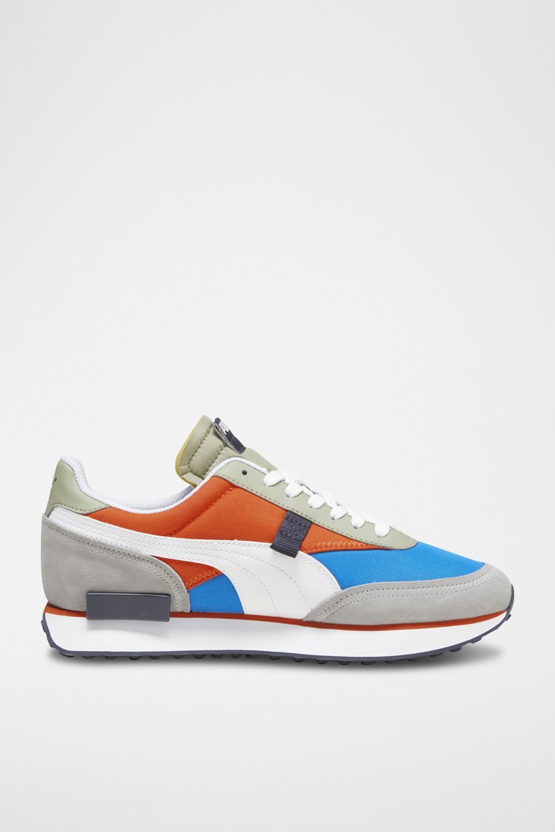 Sneakers Future Rider Playon - Bleu cobalt et orange - 02 - 31109416