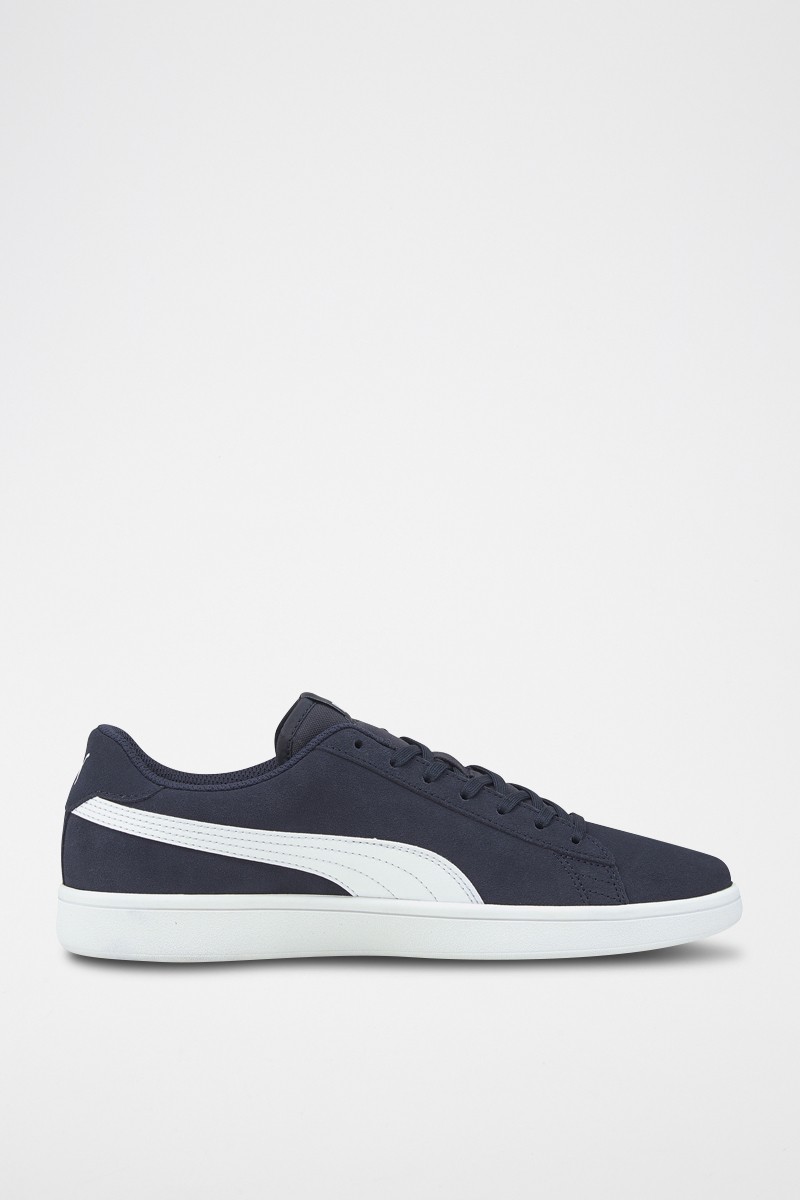 Sneakers en cuir Smash V2 - Bleu marine - 02 - 31137437