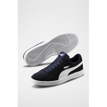 Sneakers en cuir Smash V2 - Bleu marine - 02 - 31137437