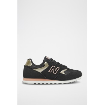 Sneakers en nubuck 393 - Noir - 02 - 30516965