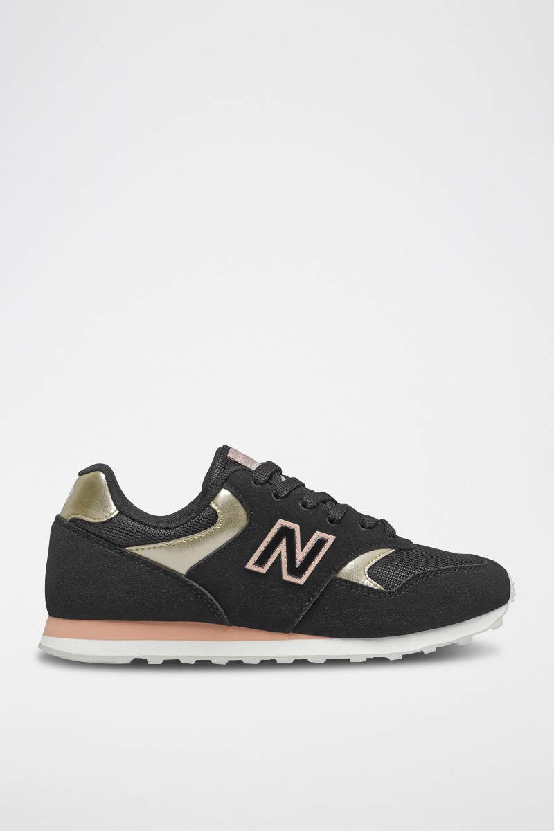 Sneakers en nubuck 393 - Noir - 02 - 30516965