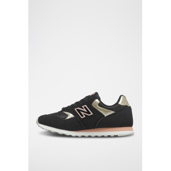 Sneakers en nubuck 393 - Noir - 02 - 30516965