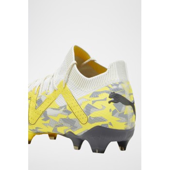 Chaussures de football Future Ultimate FG/AG - Ecru et gris - 02 - 31137487