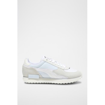 Sneakers en cuir Future Rider Override - Blanc et ciel - 02 - 31137491