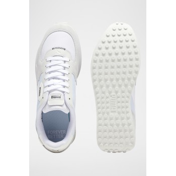 Sneakers en cuir Future Rider Override - Blanc et ciel - 02 - 31137491