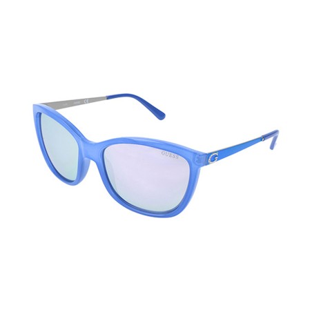 Lunettes de soleil femme - Verres effet miroir - Catégorie 3 - Bleu - 02 - 30025331