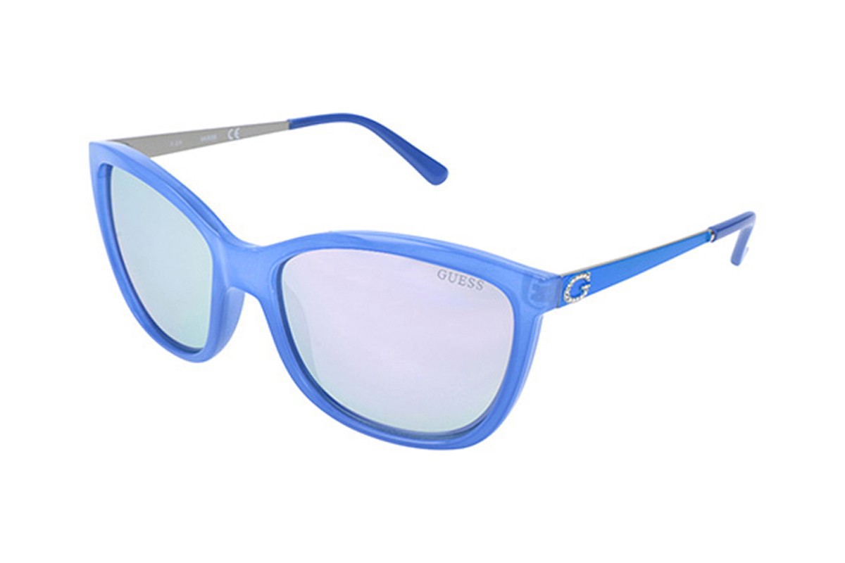 Lunettes de soleil femme - Verres effet miroir - Catégorie 3 - Bleu - 02 - 30025331