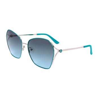 Lunettes de soleil femme - Catégorie 2 - Turquoise et argenté - 02 - 30025337