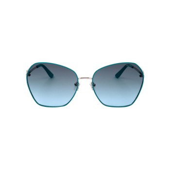 Lunettes de soleil femme - Catégorie 2 - Turquoise et argenté - 02 - 30025337