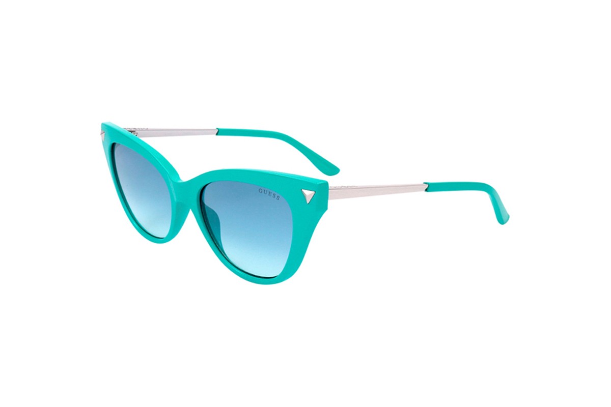 Lunettes de soleil femme - Catégorie 2 - Turquoise et argenté - 02 - 30941787