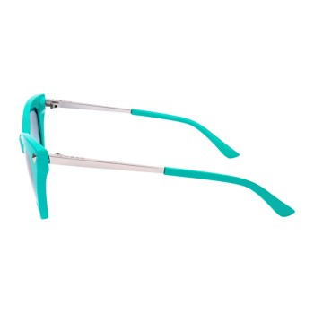 Lunettes de soleil femme - Catégorie 2 - Turquoise et argenté - 02 - 30941787