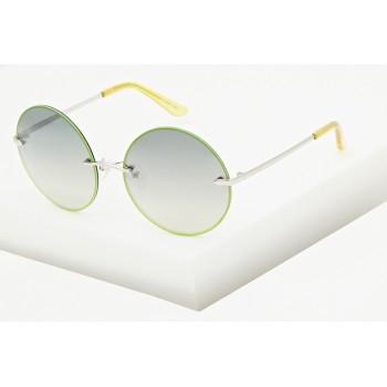 Lunettes de soleil femme - Verres effet miroir - Catégorie 3 - Vert chiné - 02 - 30941788