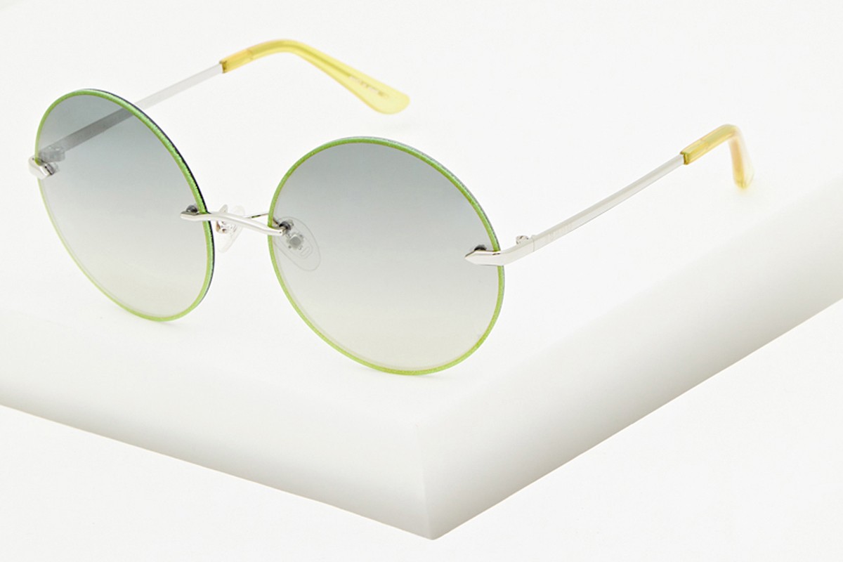 Lunettes de soleil femme - Verres effet miroir - Catégorie 3 - Vert chiné - 02 - 30941788