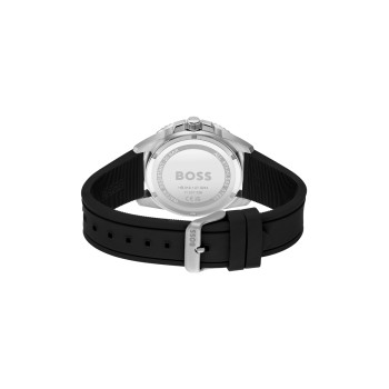 Montre à quartz en silicone - Noir - 02 - 30941778