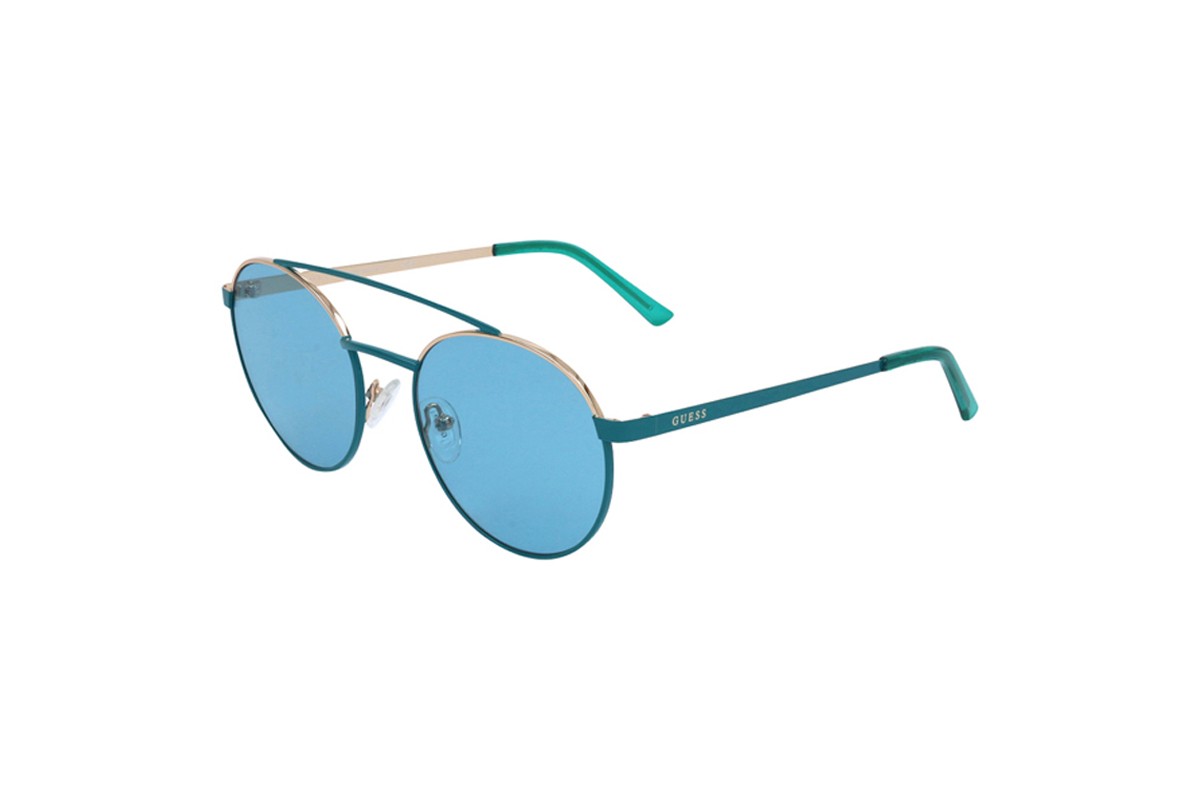 Lunettes de soleil mixte - Catégorie 2 - Bleu lagon et doré - 02 - 30025328