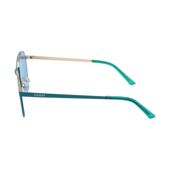 Lunettes de soleil mixte - Catégorie 2 - Bleu lagon et doré - 02 - 30025328