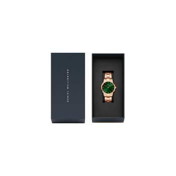 Montre à quartz en acier Iconic Link - 32 mm - Doré rose et vert - 02 - 31107772