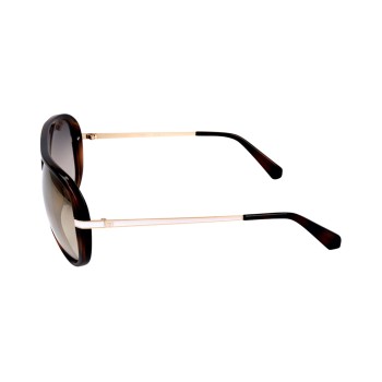 Lunettes de soleil homme - Verres effet miroir - Catégorie 2 - Marron et miel - 02 - 30941793