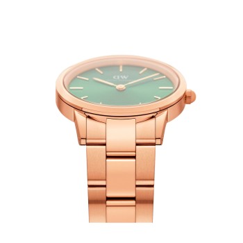 Montre à quartz en acier Iconic Link - 36 mm - Doré rose et vert - 02 - 31107835