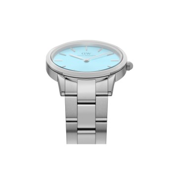 Montre à quartz en acier Iconic Link - 36 mm - Argenté et ciel - 02 - 31107836